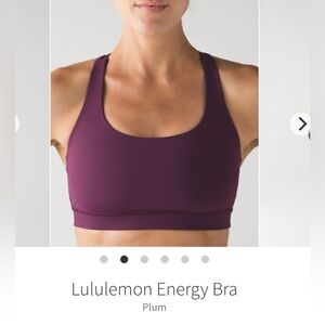 Energy Bra size 6 in Plum